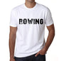 Rowing Mens T Shirt White Birthday Gift 00552 - White / Xs - Casual