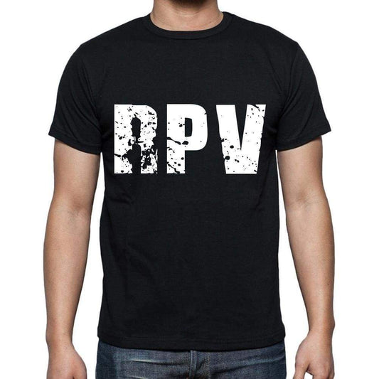 Rpv Men T Shirts Short Sleeve T Shirts Men Tee Shirts For Men Cotton Black 3 Letters - Casual