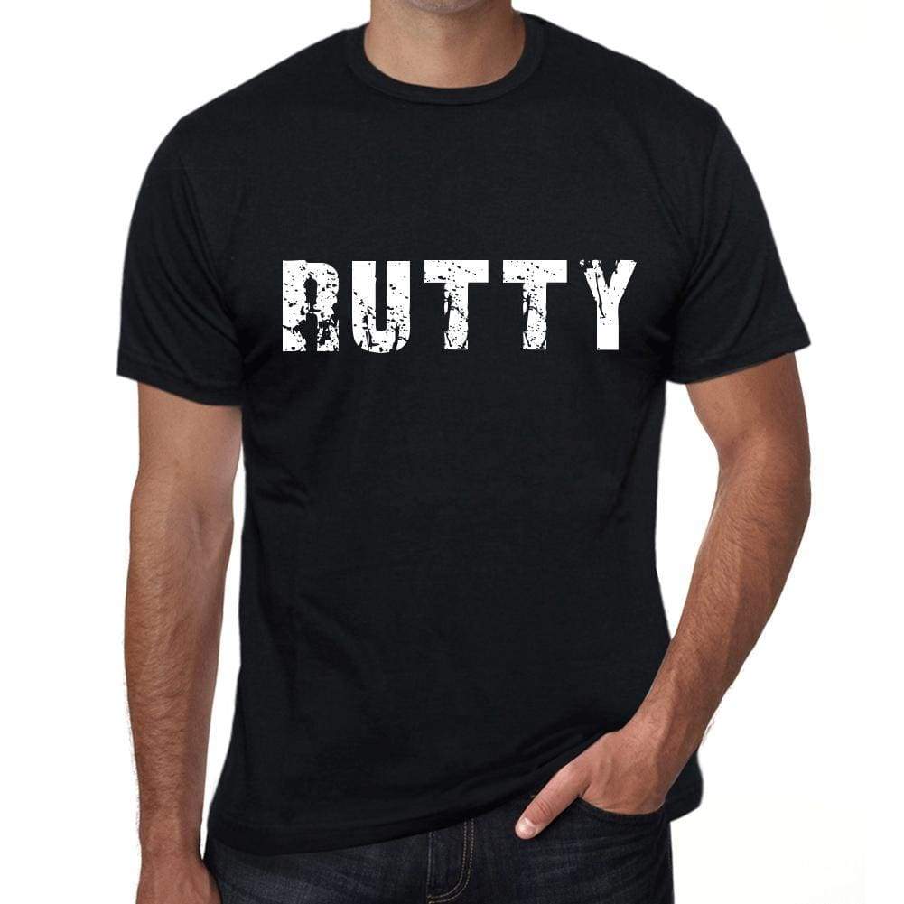 Rutty Mens Retro T Shirt Black Birthday Gift 00553 - Black / Xs - Casual