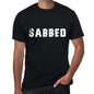 Sabbed Mens Vintage T Shirt Black Birthday Gift 00554 - Black / Xs - Casual