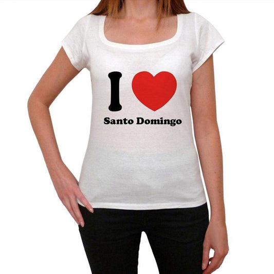 Santo Domingo T shirt woman,traveling in, visit Santo Domingo,Women's Short Sleeve Round Neck T-shirt 00031 - Ultrabasic