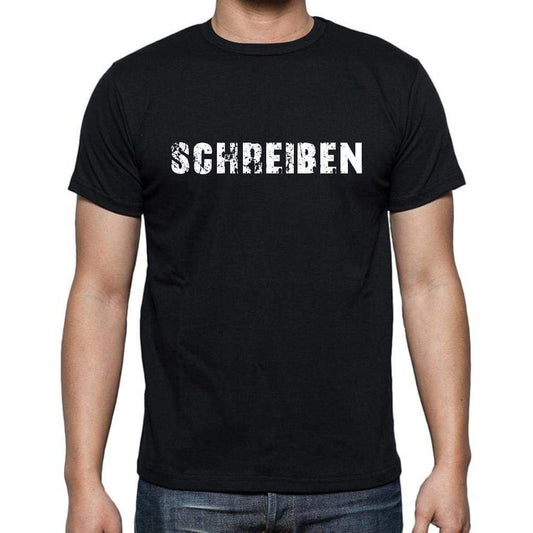 Schreiben Mens Short Sleeve Round Neck T-Shirt - Casual