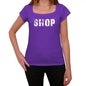Shop Purple Womens Short Sleeve Round Neck T-Shirt 00041 - Purple / Xs - Casual