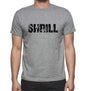 Shrill Grey Mens Short Sleeve Round Neck T-Shirt 00018 - Grey / S - Casual