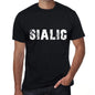 Sialic Mens Vintage T Shirt Black Birthday Gift 00554 - Black / Xs - Casual