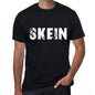 Skein Mens Retro T Shirt Black Birthday Gift 00553 - Black / Xs - Casual