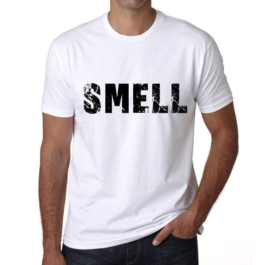 Smell Mens T Shirt White Birthday Gift 00552 - White / Xs - Casual