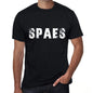 Spaes Mens Retro T Shirt Black Birthday Gift 00553 - Black / Xs - Casual