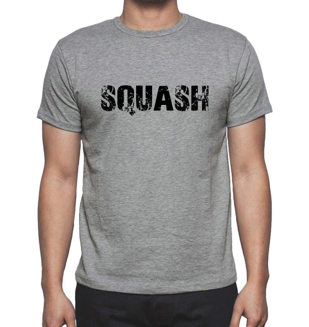 Squash Grey Mens Short Sleeve Round Neck T-Shirt 00018 - Grey / S - Casual