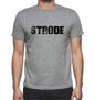 Strode Grey Mens Short Sleeve Round Neck T-Shirt 00018 - Grey / S - Casual