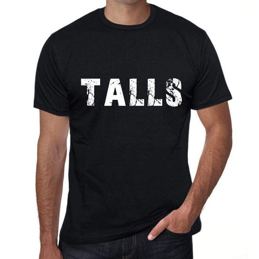 Talls Mens Retro T Shirt Black Birthday Gift 00553 - Black / Xs - Casual