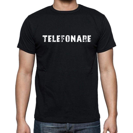 Telefonare Mens Short Sleeve Round Neck T-Shirt 00017 - Casual