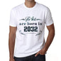 The Best Are Born In 2032 Mens T-Shirt White Birthday Gift 00398 - White / Xs - Casual