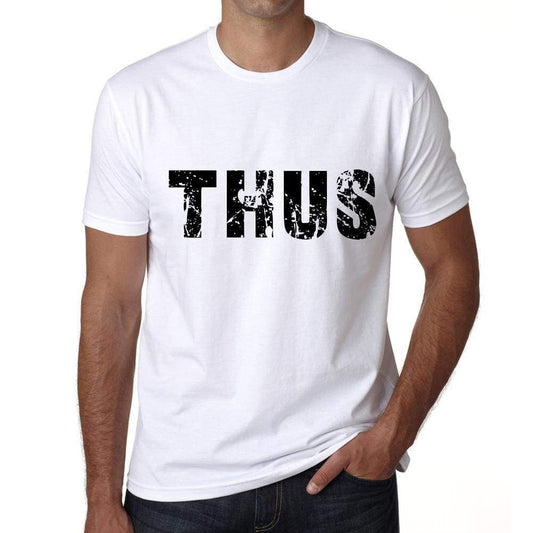 Thus Mens T Shirt White Birthday Gift 00552 - White / Xs - Casual