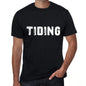 Tiding Mens Vintage T Shirt Black Birthday Gift 00554 - Black / Xs - Casual