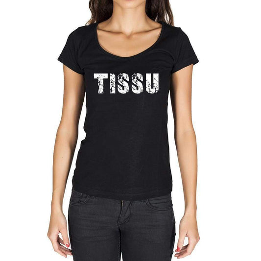 Tissu French Dictionary Womens Short Sleeve Round Neck T-Shirt 00010 - Casual