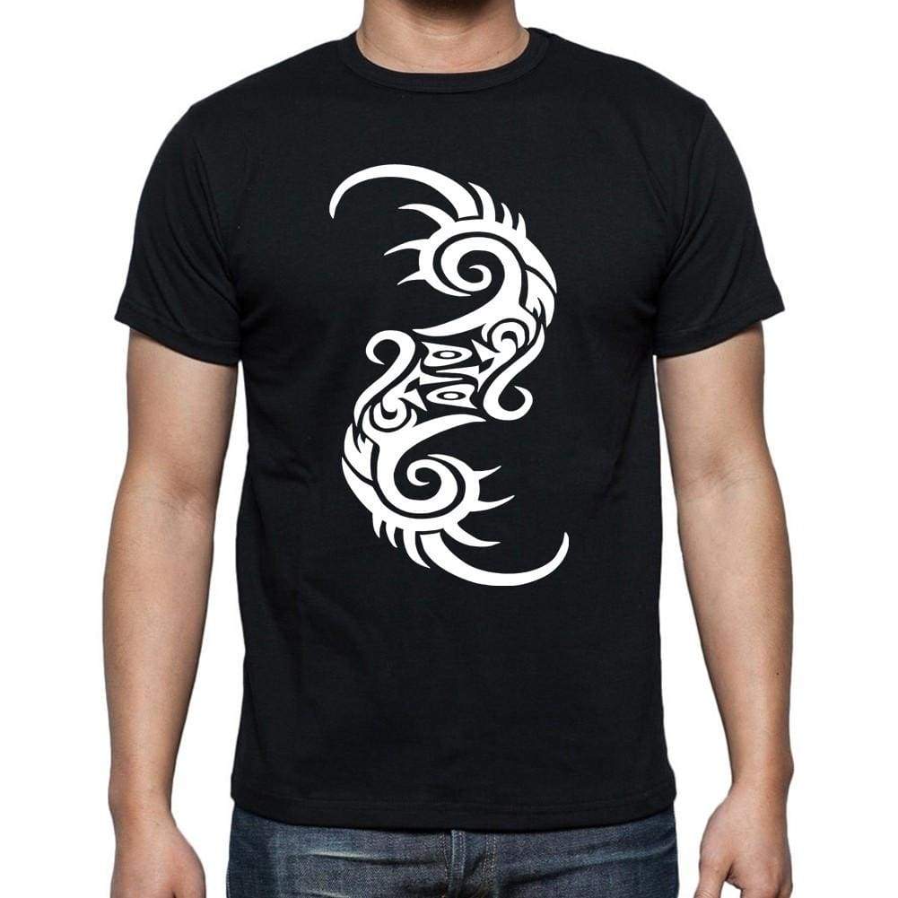 Tribal Tattoo Black Gift T Shirt Mens Tee Black 00166