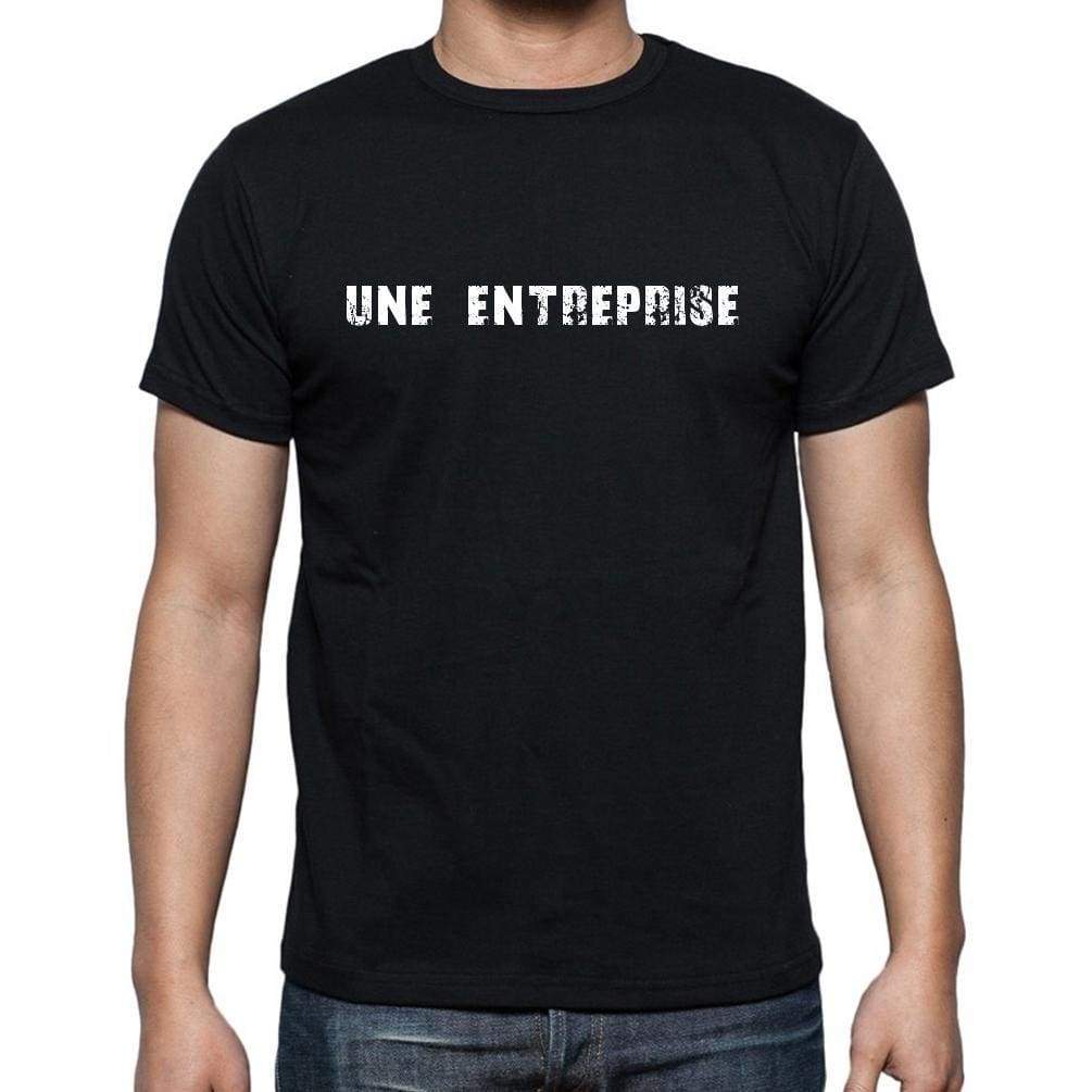 Une Entreprise Mens Short Sleeve Round Neck T-Shirt