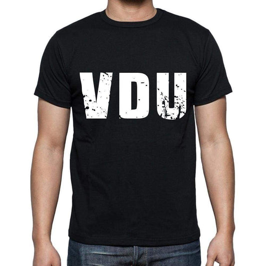 Vdu Men T Shirts Short Sleeve T Shirts Men Tee Shirts For Men Cotton Black 3 Letters - Casual