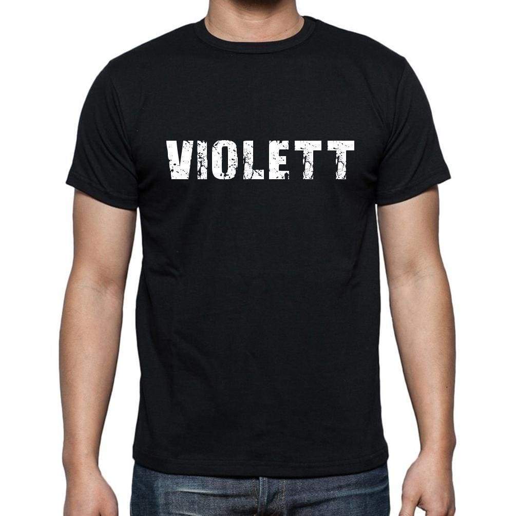 Violett Mens Short Sleeve Round Neck T-Shirt - Casual