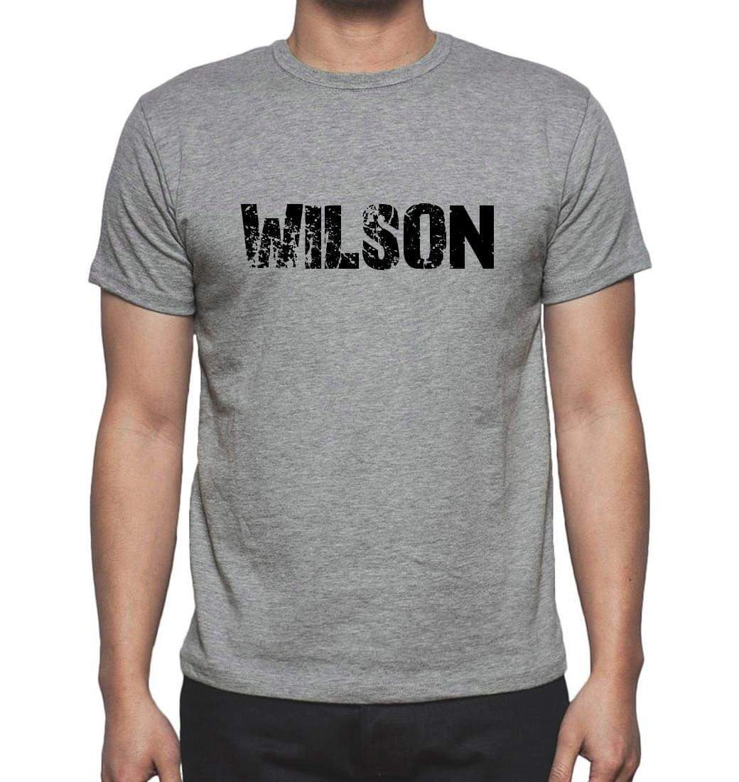 Wilson Grey Mens Short Sleeve Round Neck T-Shirt 00018 - Grey / S - Casual