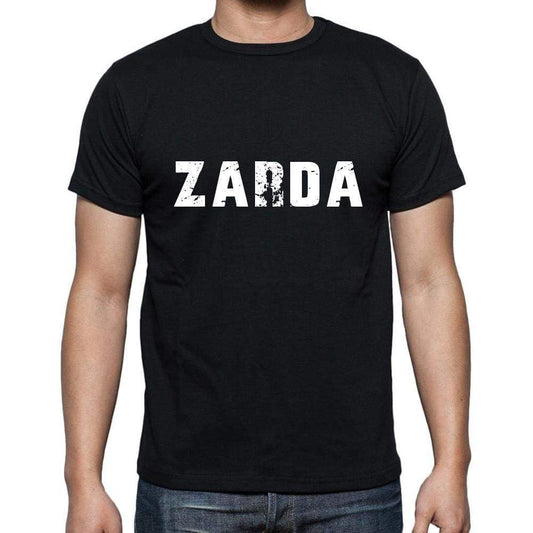 Zarda Mens Short Sleeve Round Neck T-Shirt 5 Letters Black Word 00006 - Casual