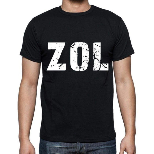 Zol Men T Shirts Short Sleeve T Shirts Men Tee Shirts For Men Cotton Black 3 Letters - Casual